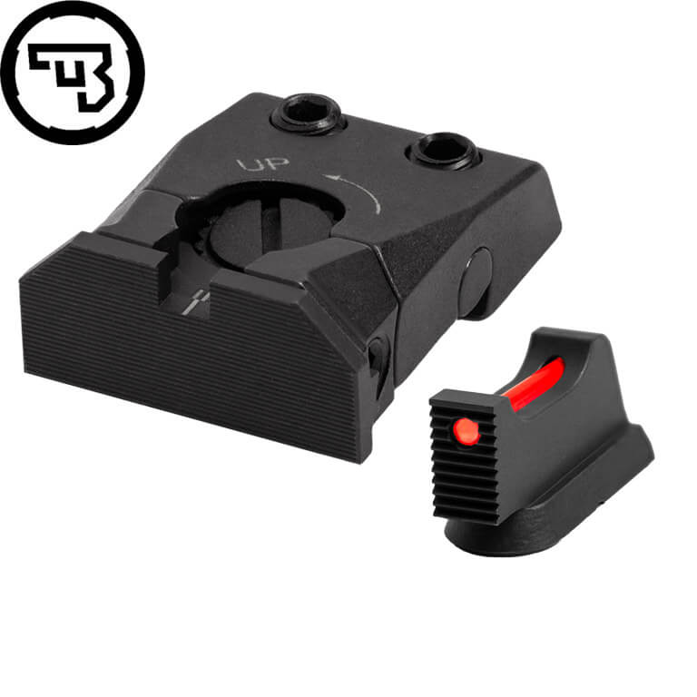 CZ Kadet adjustable CZ sight set with fiber optics