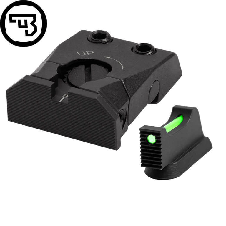CZ Shadow 2, CZ 75 SP-01 Shadow adjustable sight set with fiber optics | type C