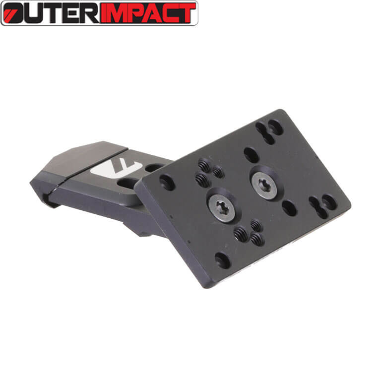 CZ Scorpion, CZ Bren 2 offset rödpunktsmontage 45° | MRA footprint