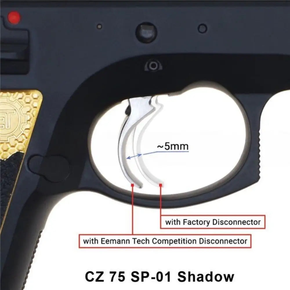 CZ Shadow 2, CZ 75 SP-01 Shadow mässing Competition disconnectorkomponent