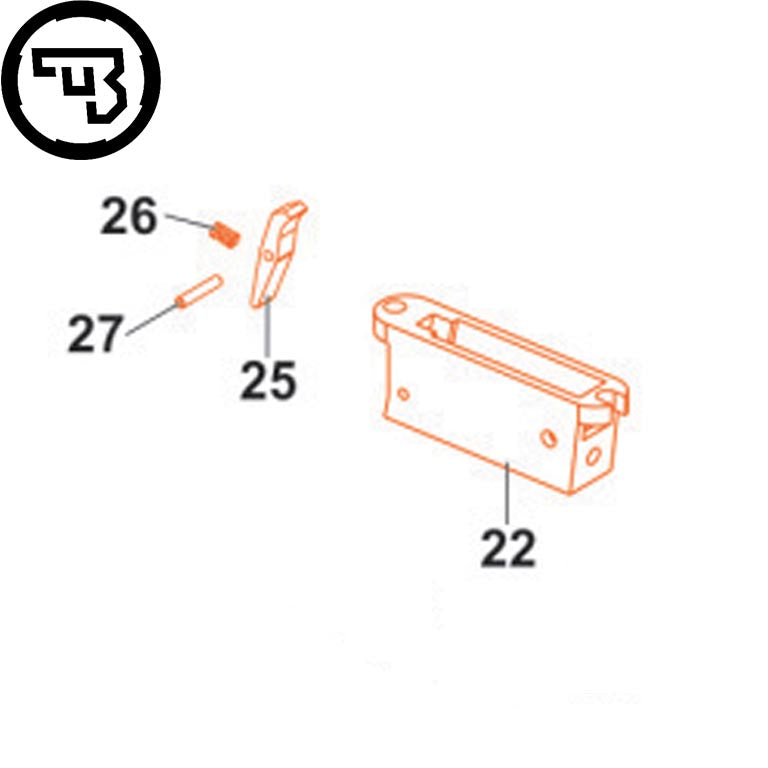 CZ 457 magasin guide komplett