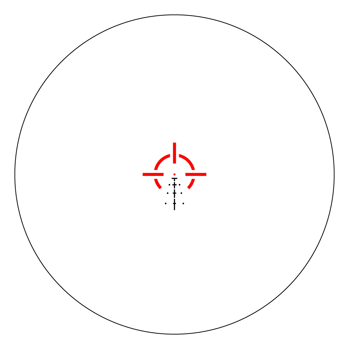 Vector Optics Paragon 3x18 ultrakompakt prismakikarsikte för gevär Vector Optics