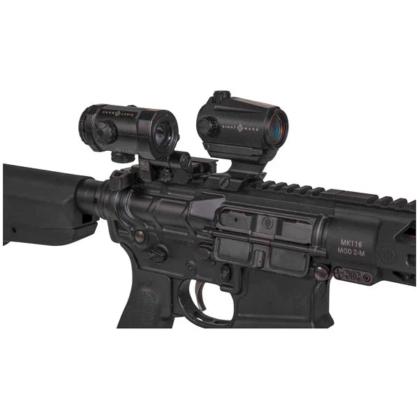 Sightmark XTM-3 3xMagnifier med LQD flip to side rödpunktsmontage