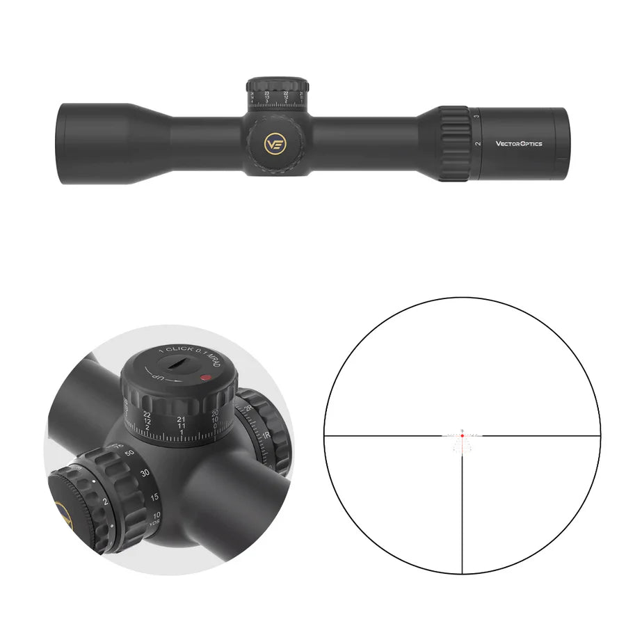 Vector Optics Continental x6 2-12x44 CTR MPVO kikarsikte
