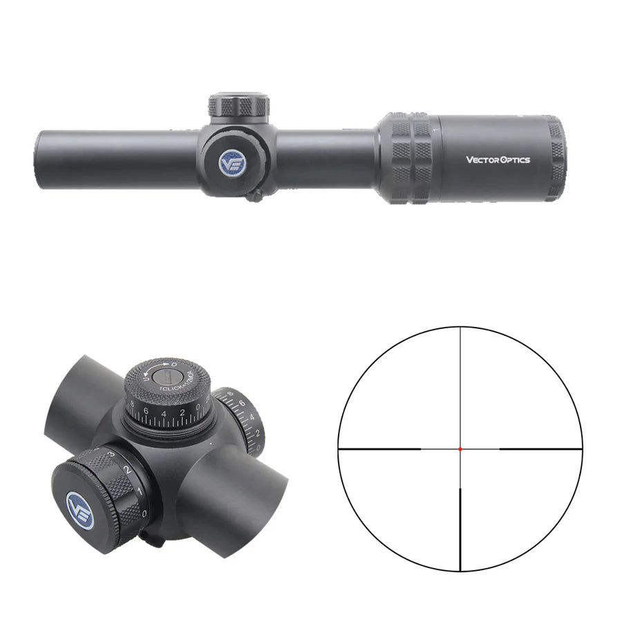 Vector Optics Grizzly 1-4x24 jaktkikarsikte