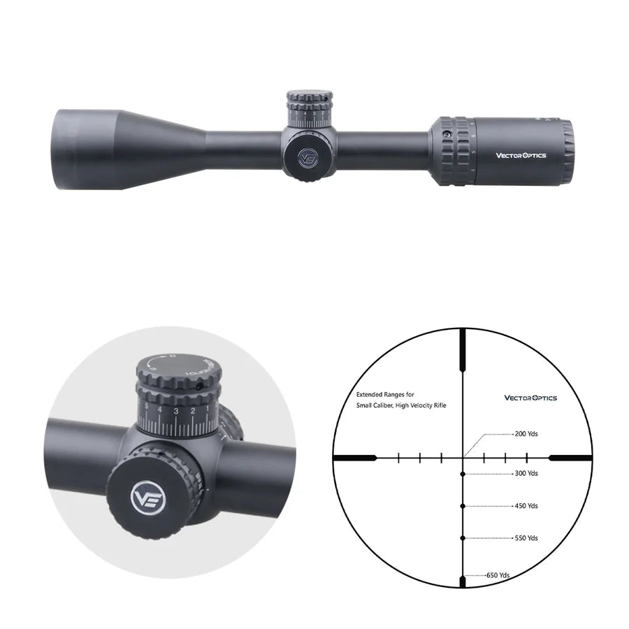 Vector Optics Hugo 3-12x44 SFP kikarsikte