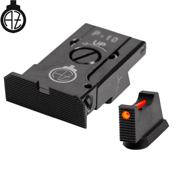 CZ P-10 fully adjustable sight set with fiber optics | type A