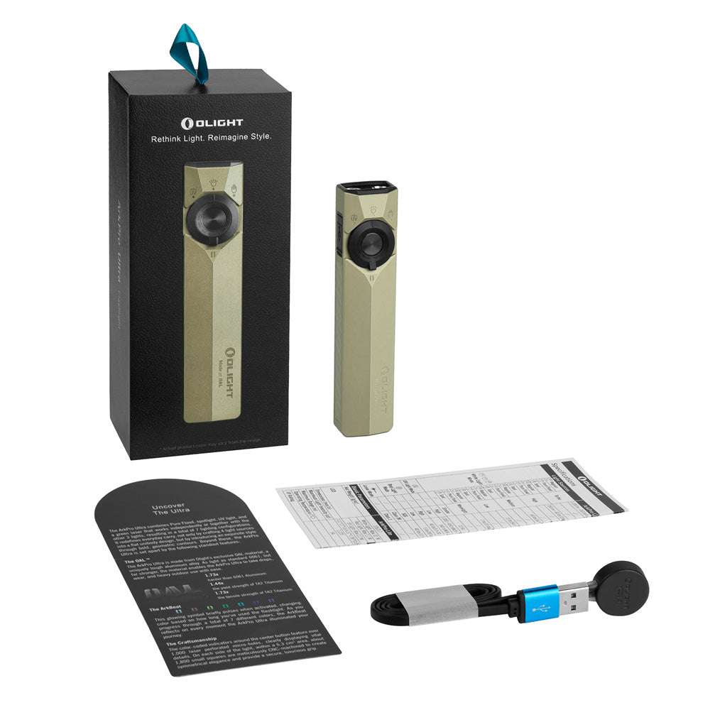 Olight ArkPro Ultra | platt 4-i-1 EDC ficklampa | 1.700 lm