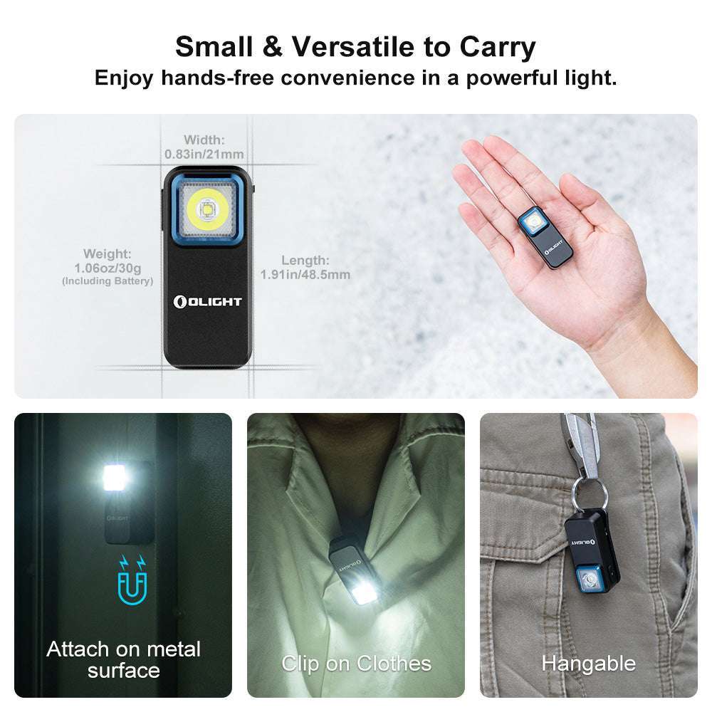 Olight Oclip | uppladdningsbar EDC clip light | 300 lm