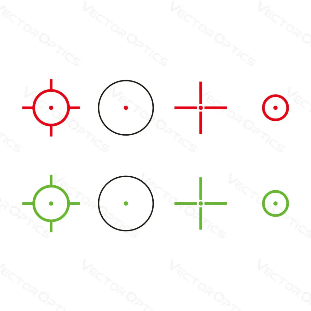 Vector Optics Omega 23x33 Fyra riktmedel Reflex sikte rödpunktsikte Vector Optics