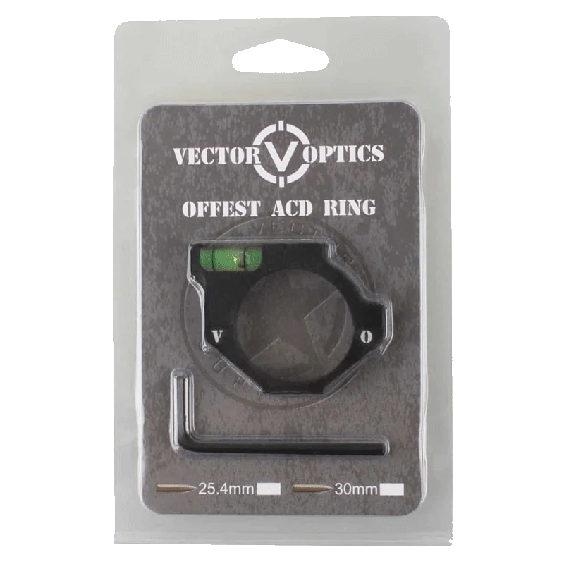 1 tum [25,4 mm] förskjutet vattenpass för kikarsikte