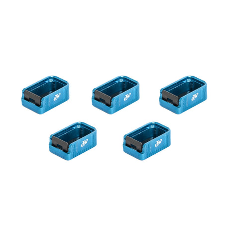 CZ Shadow 2, CZ 75 & SP-01 alu magasinbottenplatta TS - uppsättning om 5 st | +2 skott