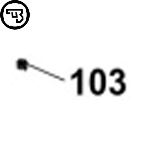 CZ Bren 2 fjäder till gasrörslås | del #103