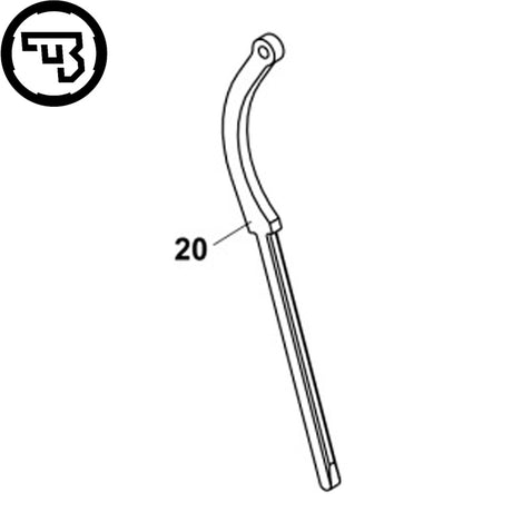 CZ Shadow 2 Compact, CZ P-01, CZ P-07, CZ P-09 fjäderstyrstång
