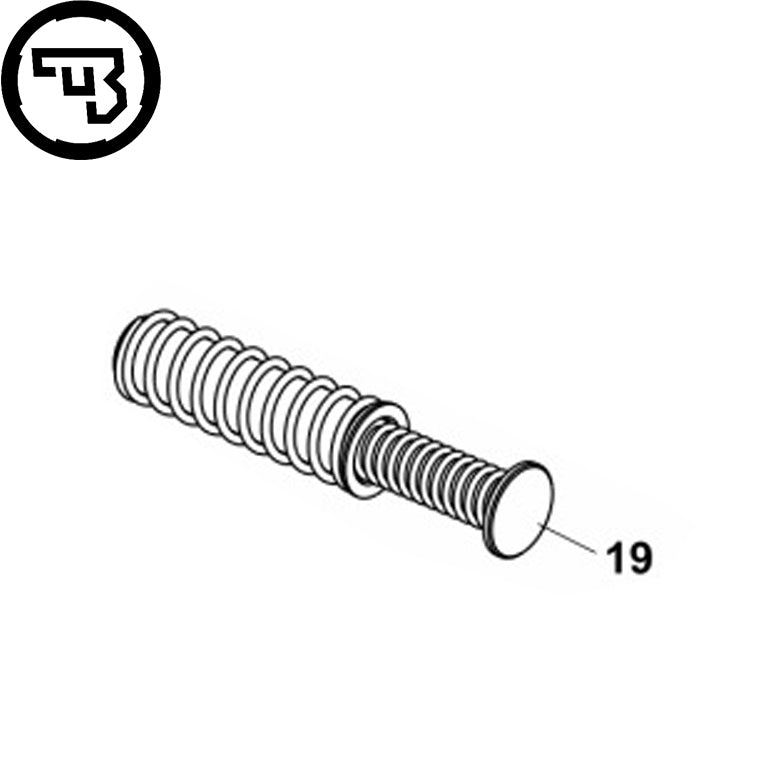 CZ P-10S rekylfjäderenhet | del #19