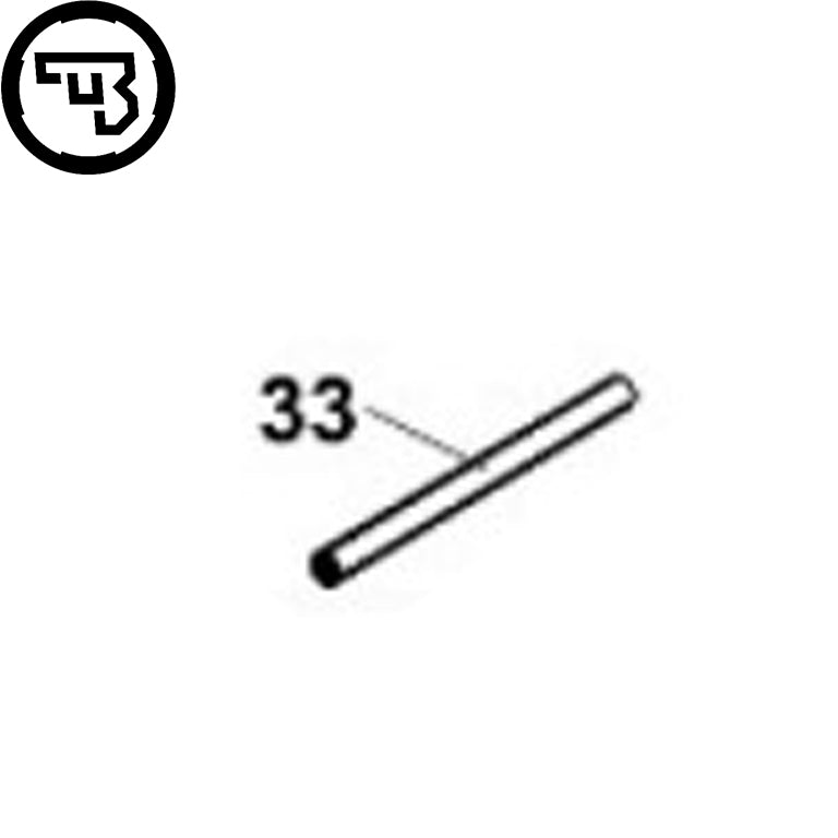 CZ P-10 bakkappestift | del #33