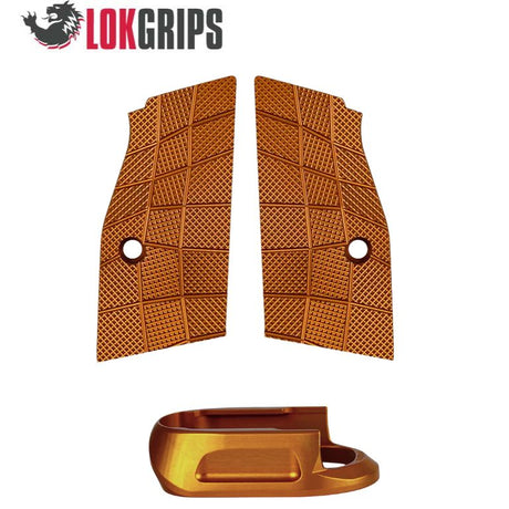 CZ Shadow 2 Compact & Carry korta alu grepp & alu magasinbrunn | Gridlok_orange