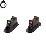 CZ Shadow 2 Orange korn med fiberoptik | 7.5 x 1.0 mm