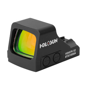 Rödpunktsikten med Holosun K-seriens fotavtryck