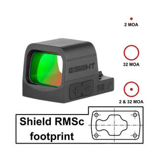 Rödpunktsikten med direkt passform för CZ Shadow 2 Carry