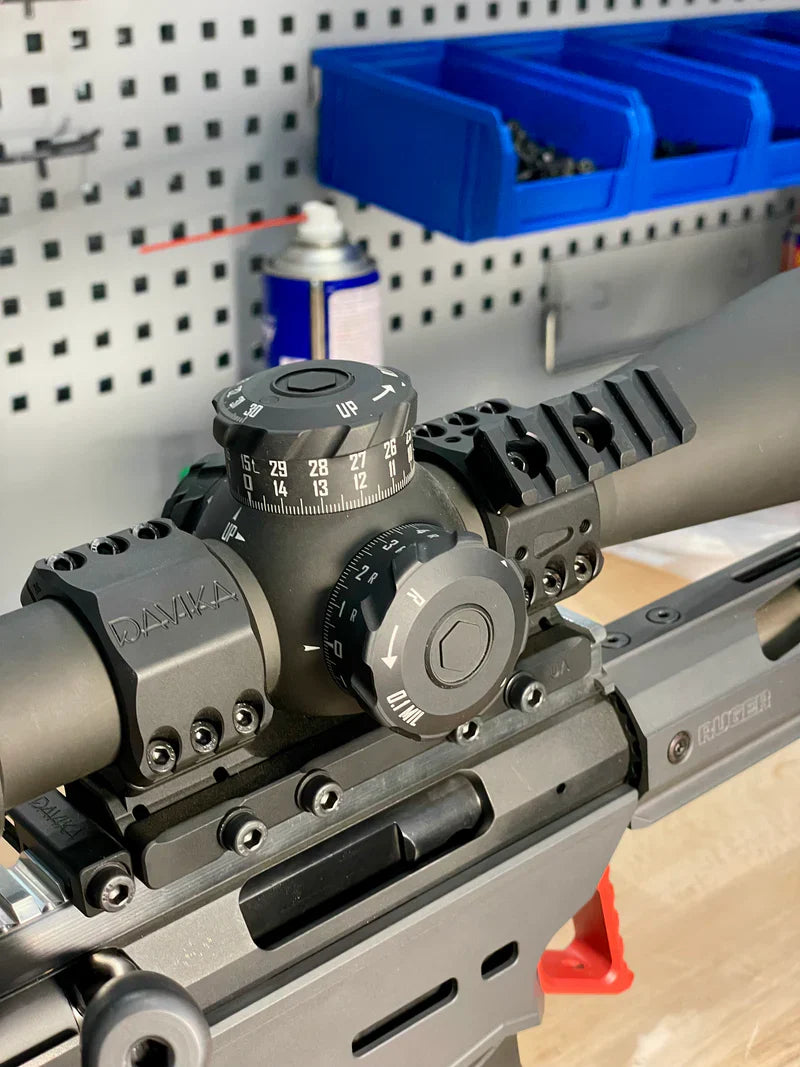 Picatinny-skena [bas] för Davika kikarmontage & ringar