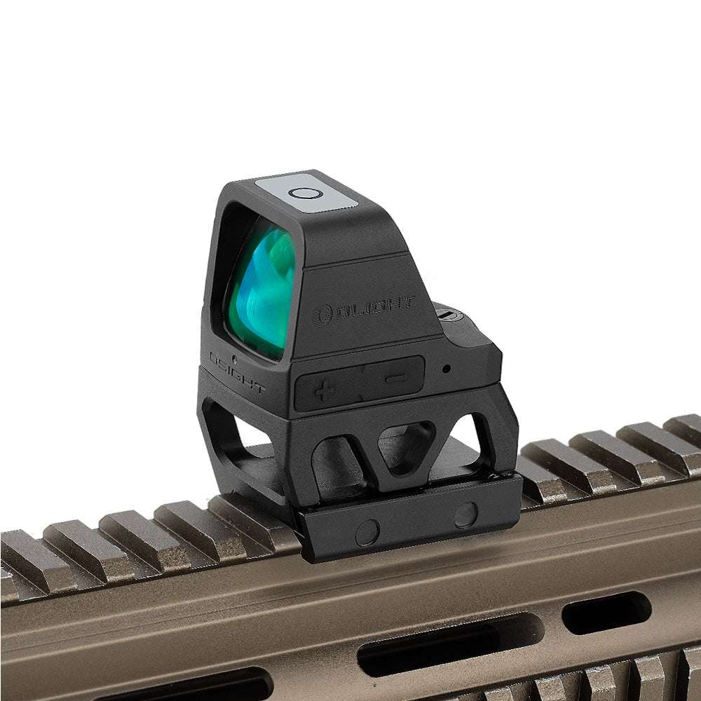 Picatinny rödpunktsmontage med höjare [21 mm] | Trijicon RMR footprint