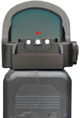 CZ Shadow 2 Carry semi-justerbart högt siktset | med fiberoptik typ B