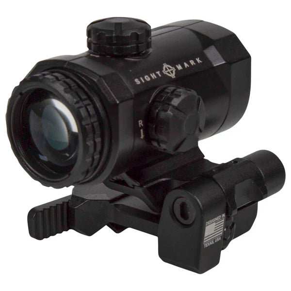 Sightmark XTM-3 3xMagnifier med LQD flip to side rödpunktsmontage 