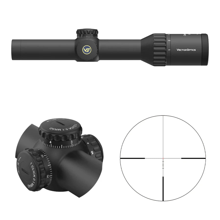 Vector Optics Continental x6 1-6x24 kikarsikte