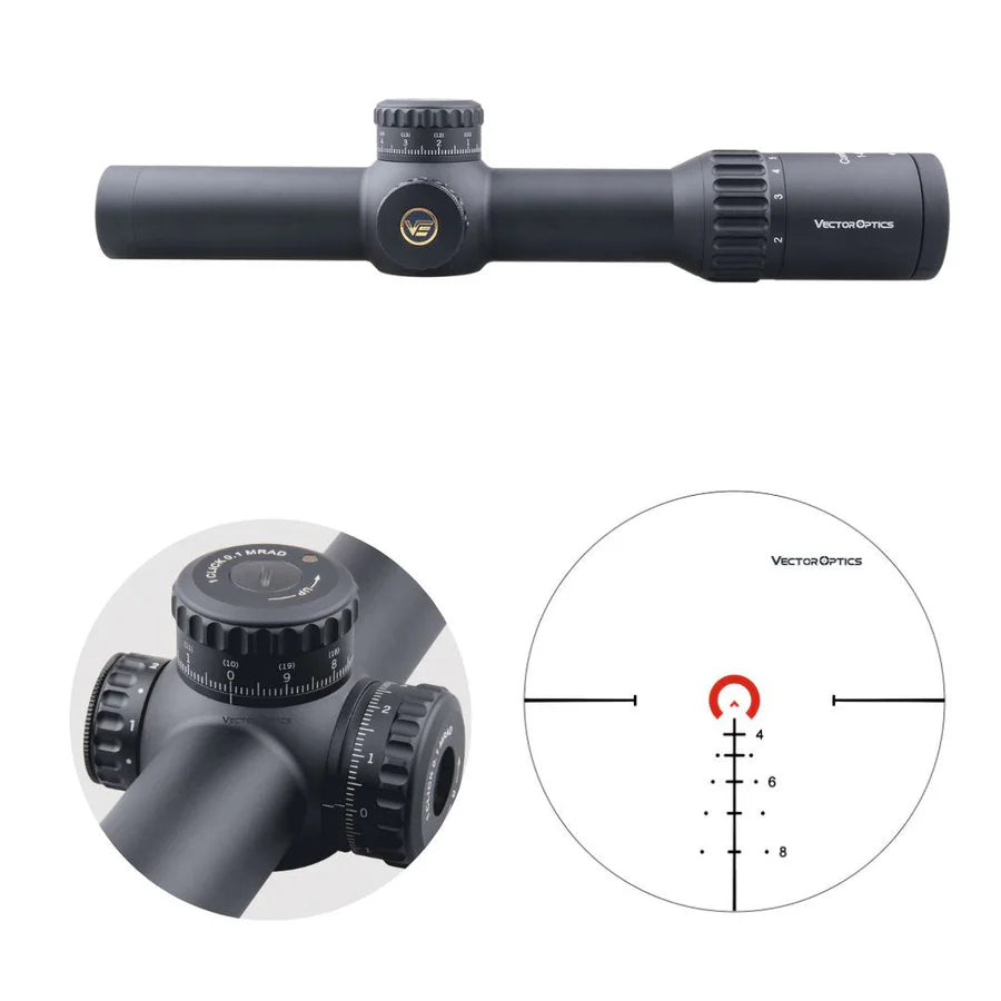 Vector Optics Continental x6 1-6x28FFP kikarsikte