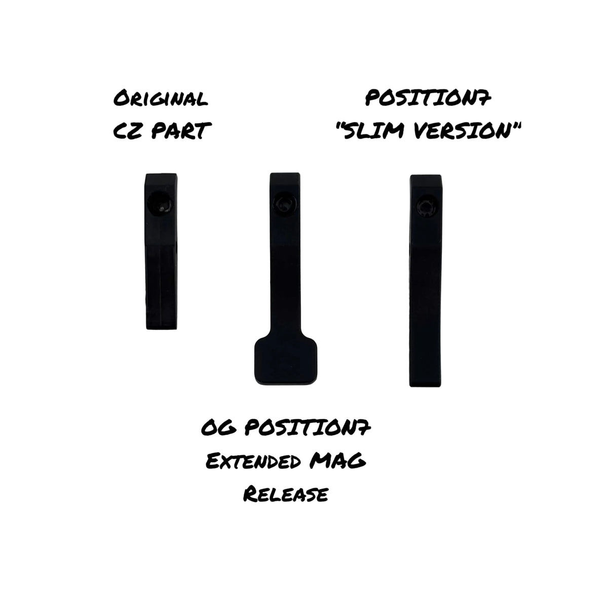 CZ 457 förlängd alu magasinspärr