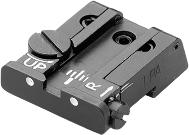 CZ P-10 justerbart baksikte | vita punkter