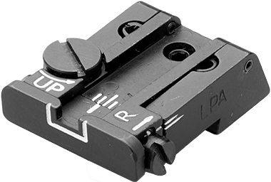 CZ P-10 justerbart baksikte | vita linjer