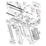 CZ Shadow 2 CZ TS 2 CZ 75B & SP-01 tävlingsavtryckarstångfjäder | -15% kraft