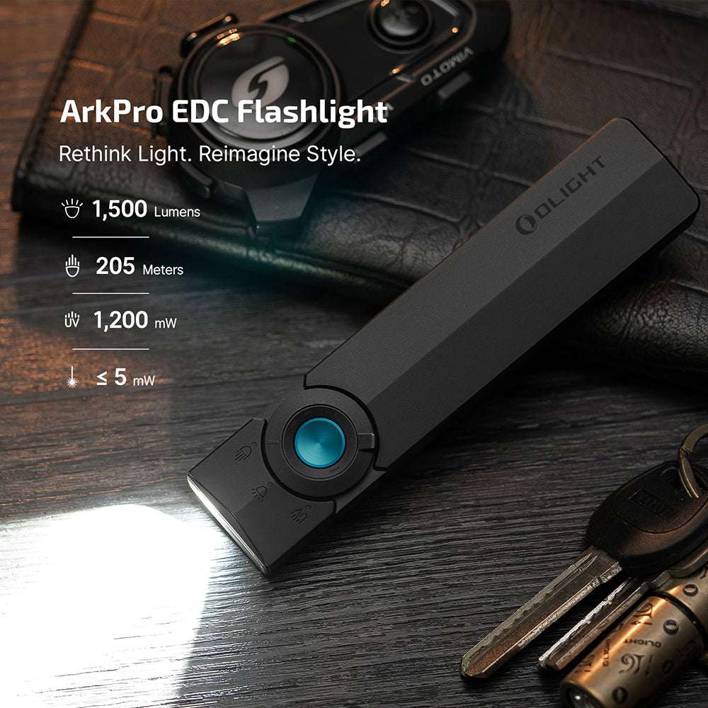 Olight ArkPro | platt 4-i-1 EDC ficklampa | 1.500 lm