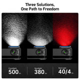Olight Oclip Pro | multifunktionell clip ficklampa | 500 lm
