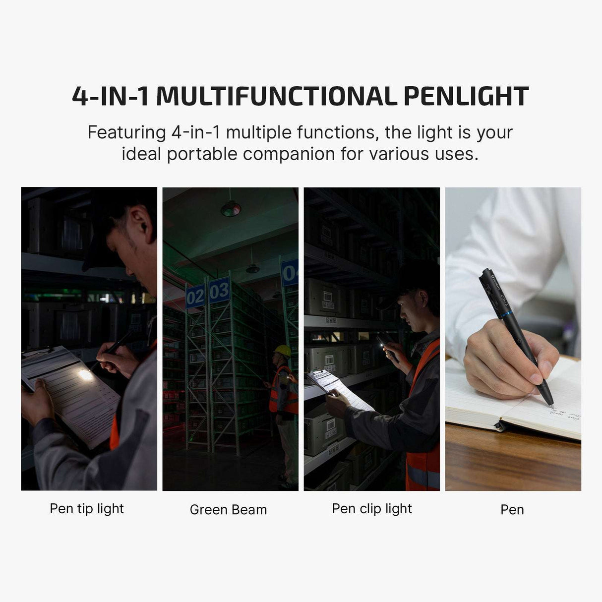 Olight O'Pen 3 | multifunktionell pennlampa | 120 lm + grön laser