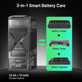 Olight Ostation 2 | smart AA/AAA batteriladdare | 3-i-1