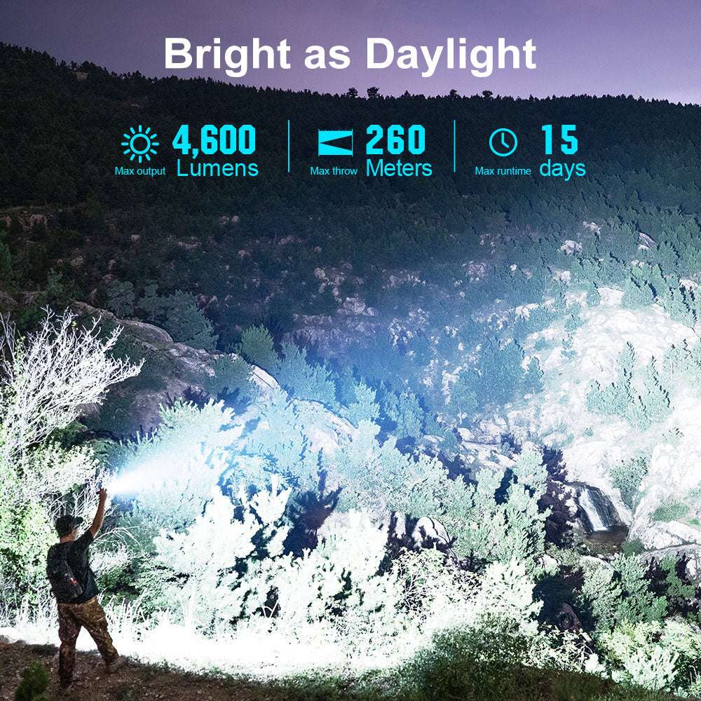 Olight Seeker 4 Pro | högpresterande ficklampa | 4.600 lm