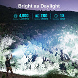Olight Seeker 4 Pro | högpresterande ficklampa | 4.600 lm