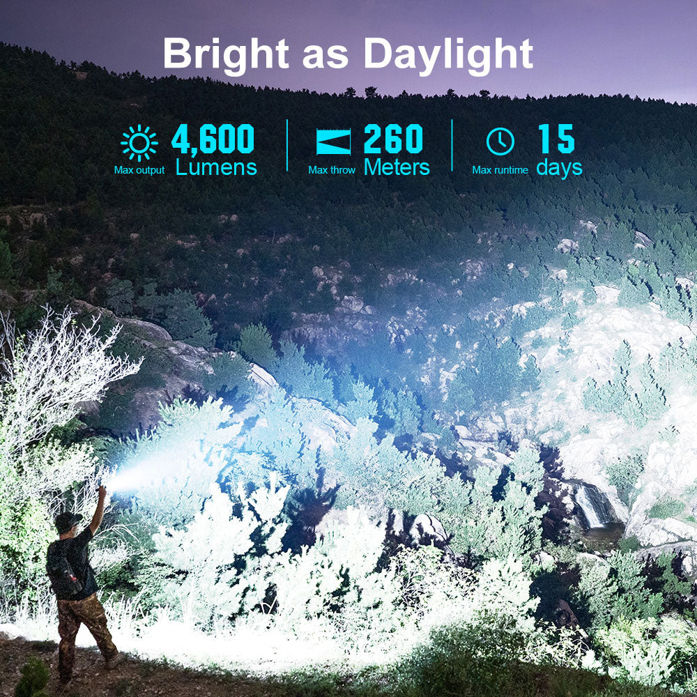 Olight Seeker 4 Pro | högpresterande ficklampa | 4.600 lm