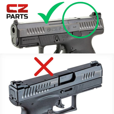 CZ P-10 OR adapterplatta | Trijicon RMR footprint 
