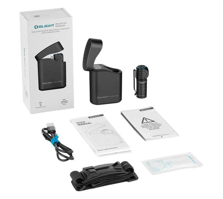 Olight Perun 3 Mini Premium | uppladdningsbar pannlampa | 1.250 lm