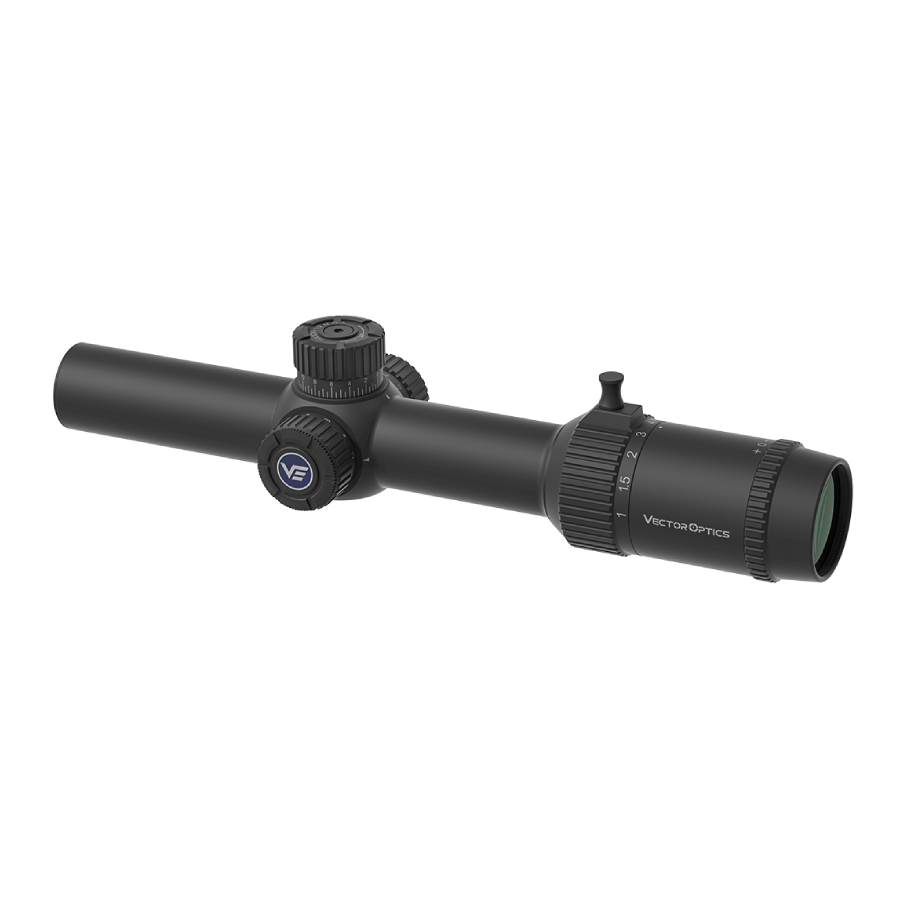 Vector Optics Forester 1-8x24 Fiber SFP kikarsikte för gevär